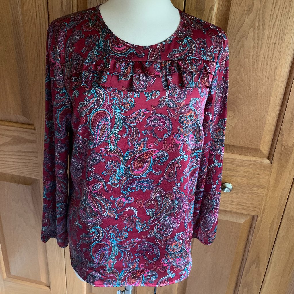 Talbots - Ruffle-Yoke Blouse - New With Tags